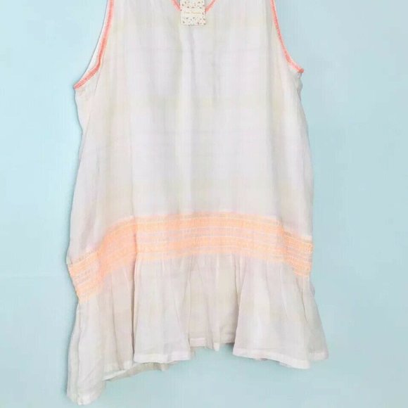 Free People Run With Me Plaid Embroidered Dress - Picture 4 of 6